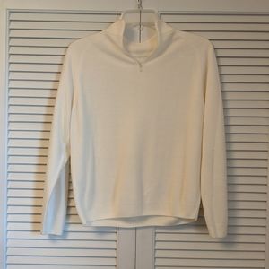 Soft Cream Quarter Zip sweater